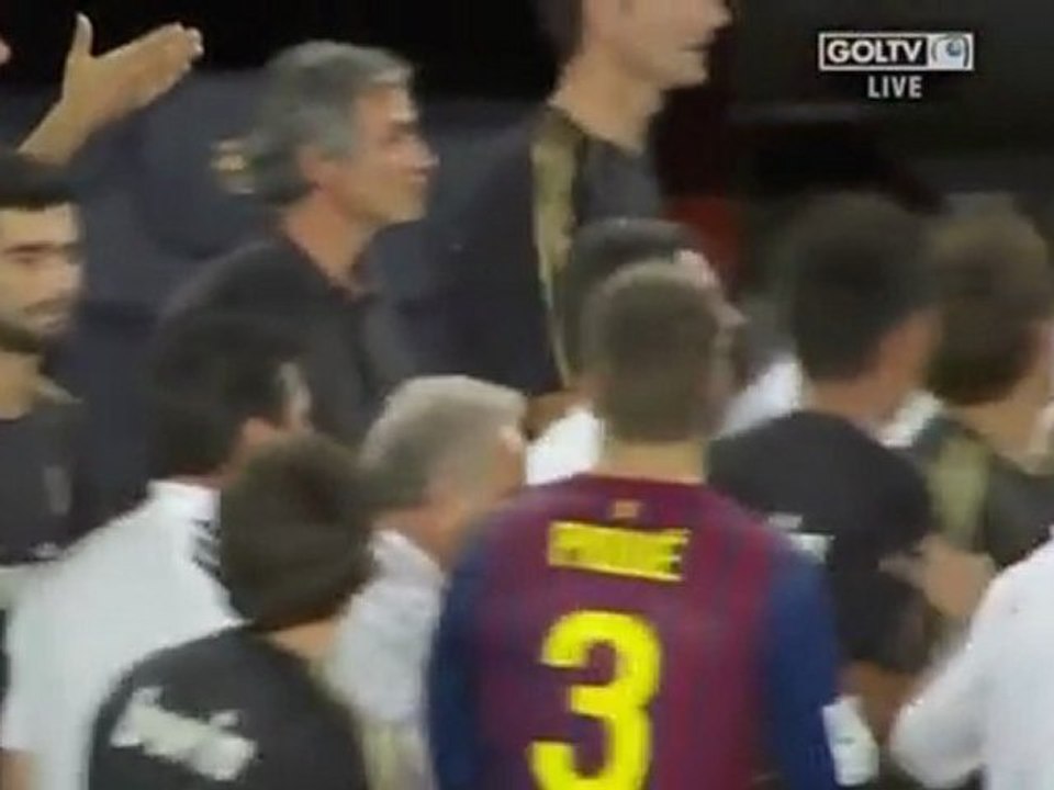 Quand Mourinho se chauffe avec "Tito" Vilanova
