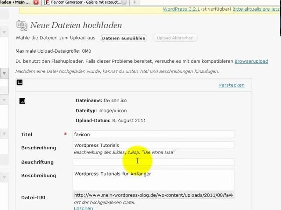 Favicon erstellen - Kleines Bild in Adressleiste