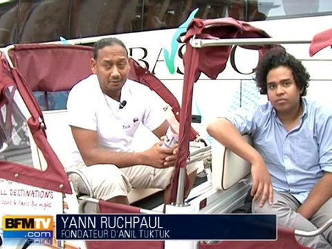 Les tuks tuks font de l’ombre aux taxis parisiens