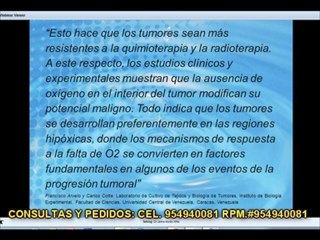 TRATAMIENTO EFICAZ CONTRA EL CÁNCER CON OXÍGENO LÍQUIDO O2
