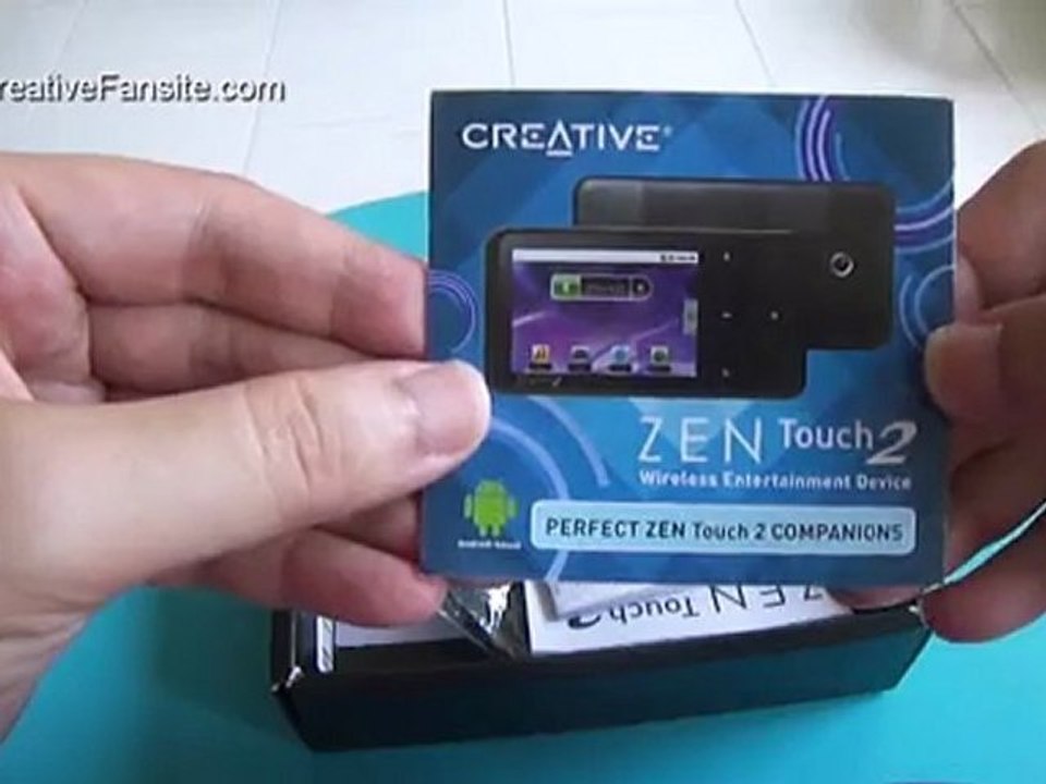 Unboxing Creative ZEN Touch 2 (GPS)