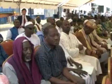 Visite des chantiers - 4ème étape du Président à Port-gentil
