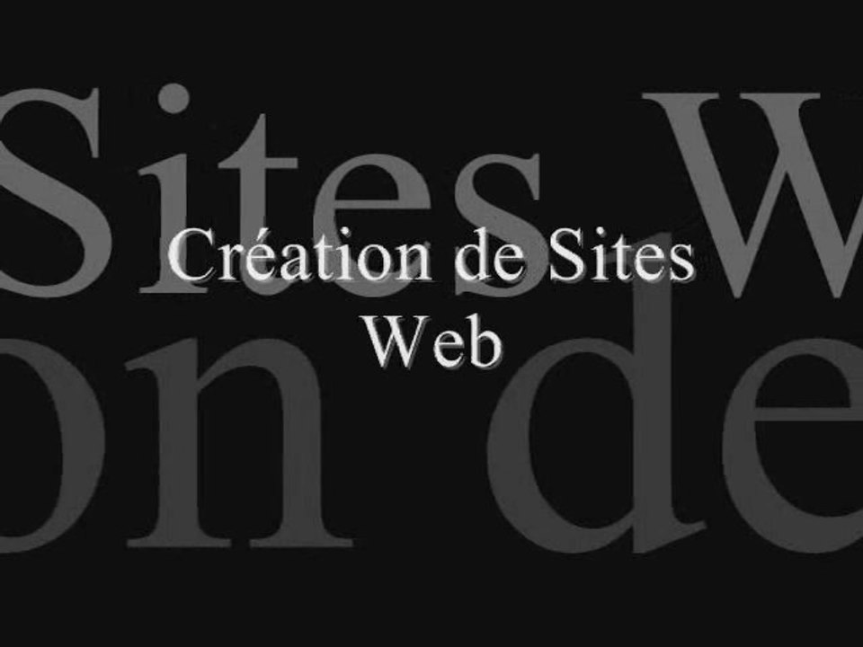 Création de sites web