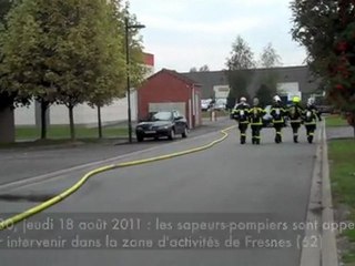 Fresnes : un incendie ravage l'entrepôt Graniou