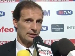Trofeo TIM - Allegri: "Contento dei miei ragazzi"