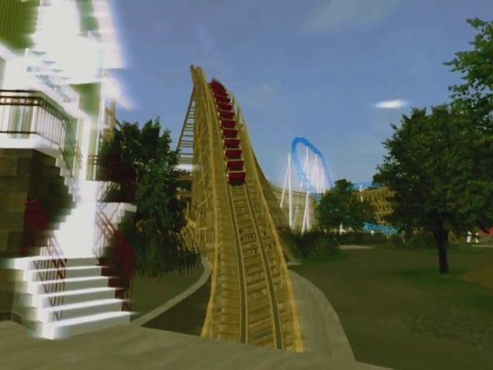 Vidéo de la montagne russe en bois d’Europa Park