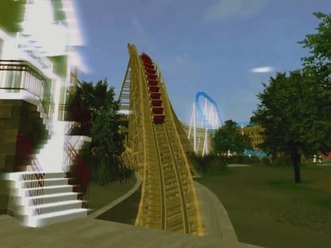 Vidéo de la montagne russe en bois d’Europa Park