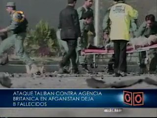 Talibanes atacan agencia británica