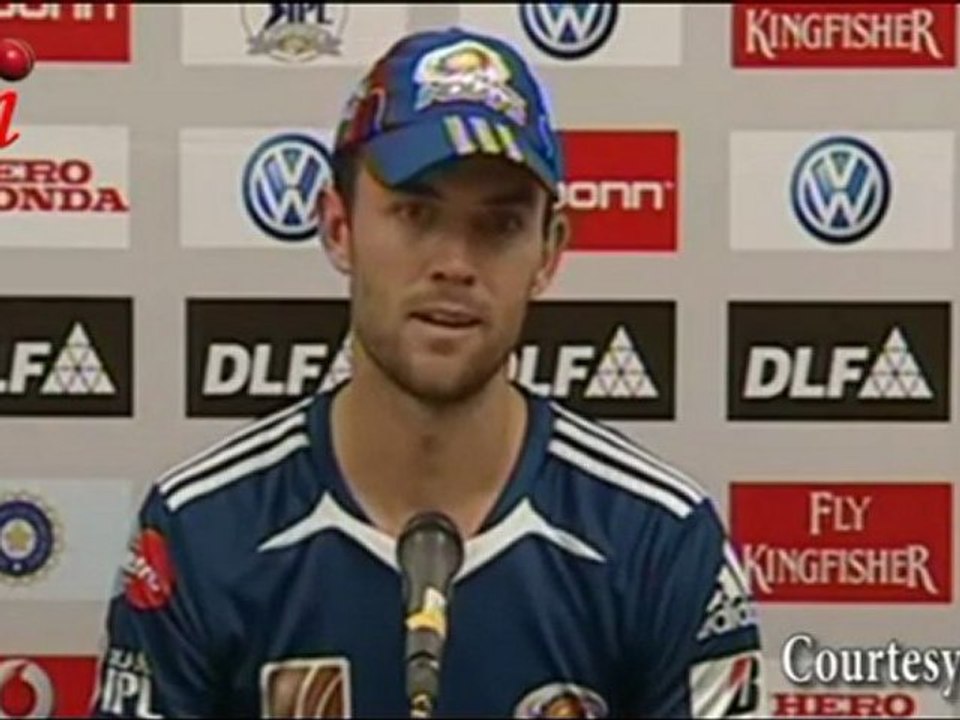 Franklin wanted Sachin to WIN the Game for Mumbai Indians