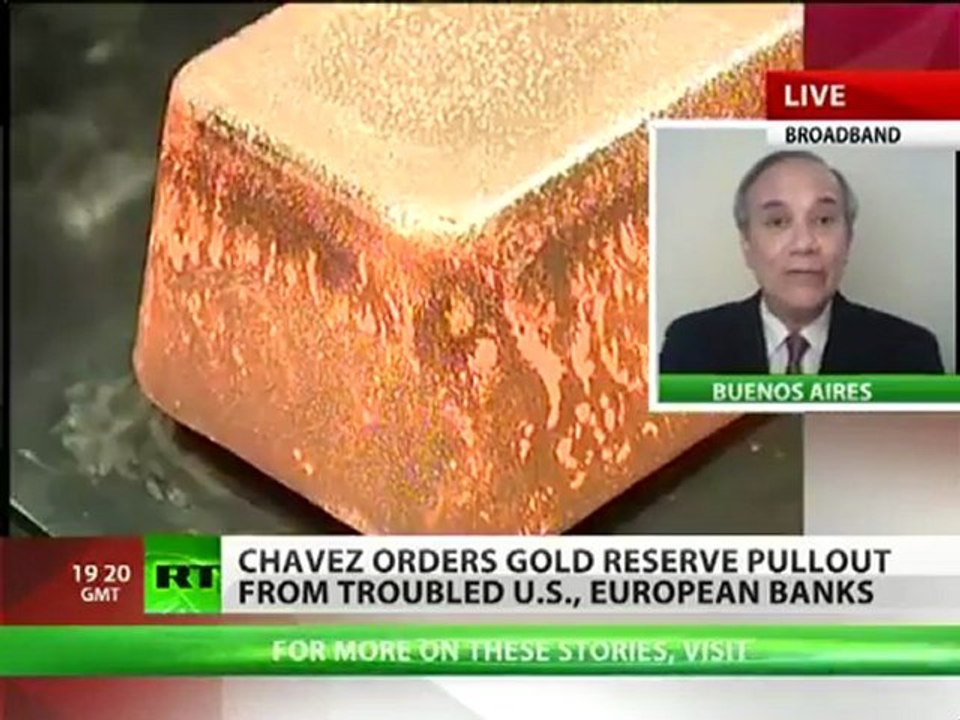 Chavez exige le retour de l'or du Vénézuela