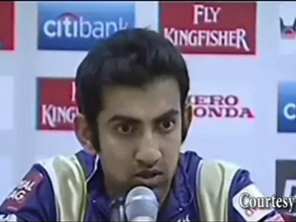 Gautam Gambhir BELIEVES there was no "Great Captain"