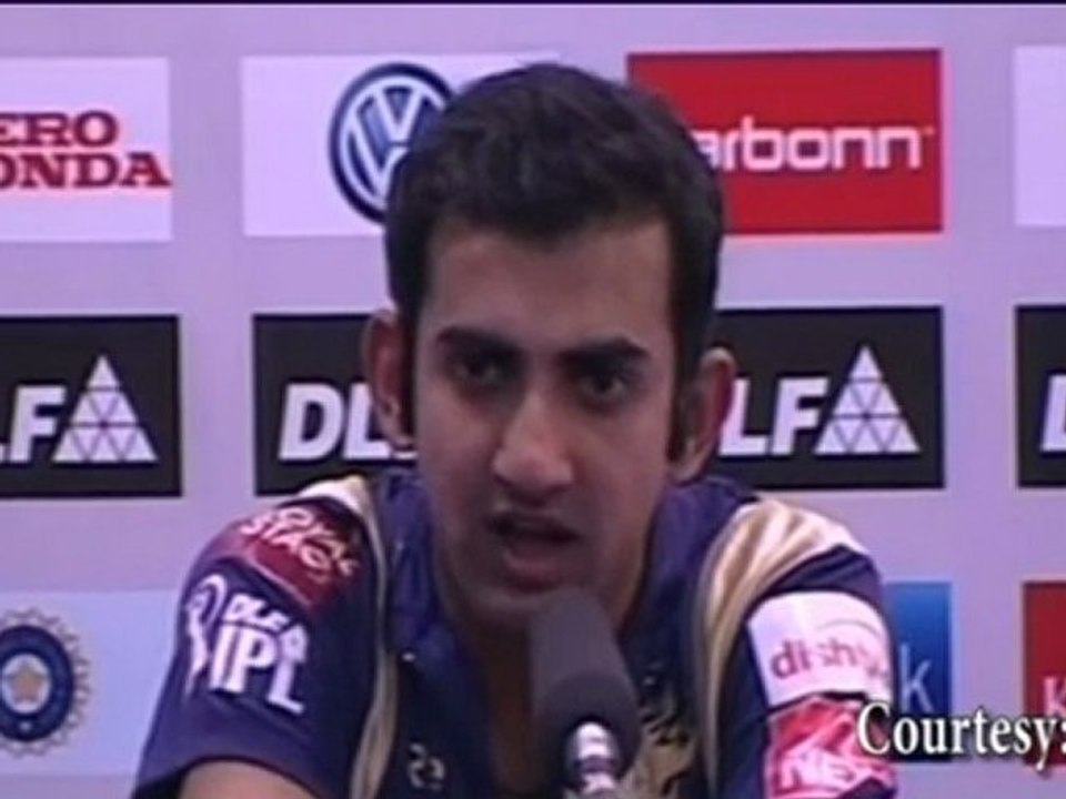 "NO COMMENTS on Fletcher" says Gautam Gambhir