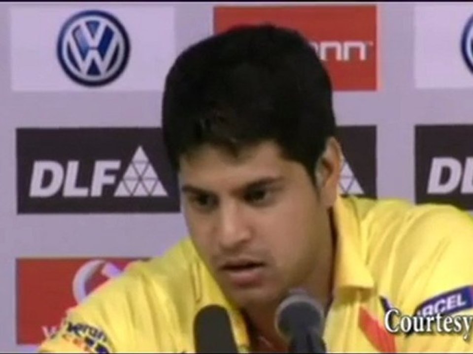 CSK vs KKR : Man of the Match Anirudh Srikanth at IPL 4
