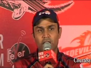 Delhi Daredevil's Captain Sehwag EXCITED to play against MS DHONI!