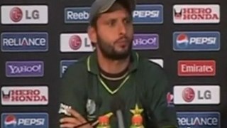 Shahid Afridi realises mistakes in India Vs Pakistan Semi Finals match.