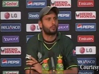 Shahid Afridi realises mistakes in India Vs Pakistan Semi Finals match.