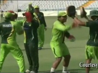 Umar Akmal's BOXING PRACTICE  for India vs Pakistan Match