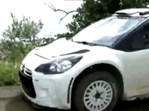 Kimi Räikkönen testing for WRC Rally Finland 2011 in Hauhanpohja