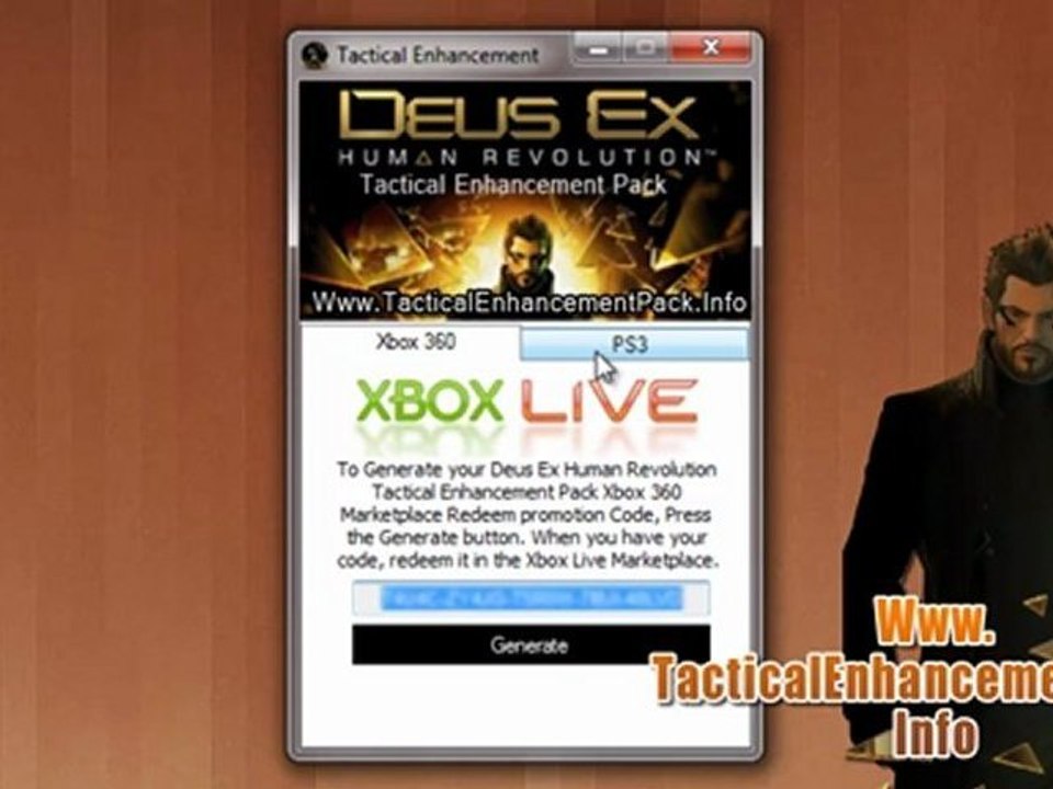 Deus Ex Human Revolution Tactical Enhancement Pack DLC Free
