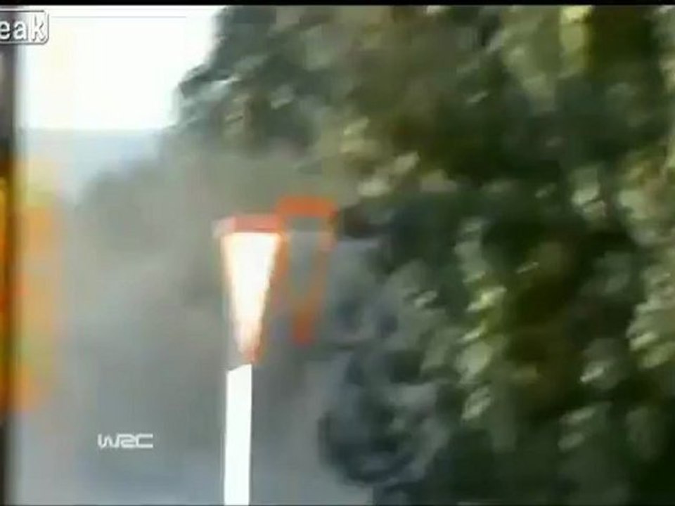 Rally Spain Raikkonen crash
