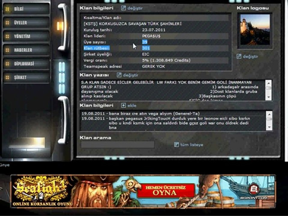 DARKORBİT TR5 KSTŞ[KORKUSUZCA SAVAŞAN TÜRK ŞAHİNLERİ] KLANI İŞ BAŞINDA