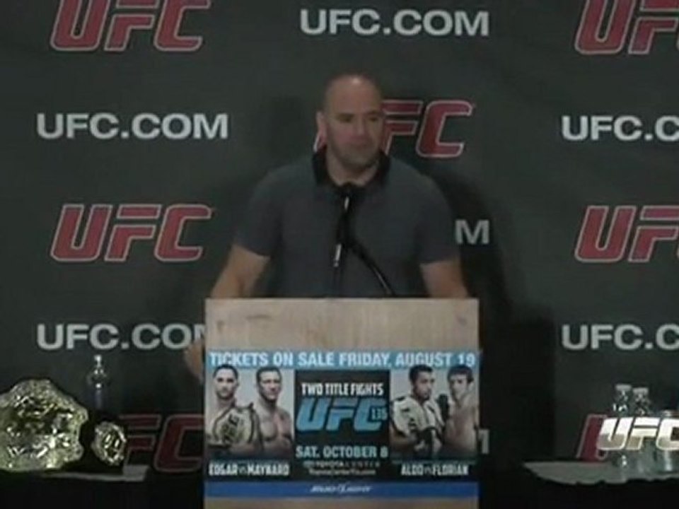 UFC 136 Edgar vs Maynard III Pre-Event Press Conference