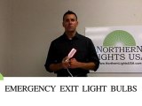 Emergency Exit Sign Light Bulbs | led emergency exit lights | cfl emergency exit lights