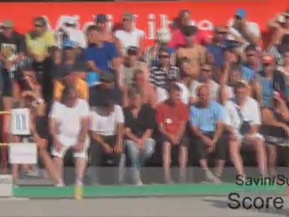 64ème de finale du Mondial de Millau tête à tête : A SAVIN vs P SUCHAUD