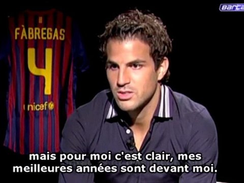 Fabregas : Pas venu mettre Xavi en retraite