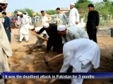 Pakistan mosque suicide bomber kills dozens