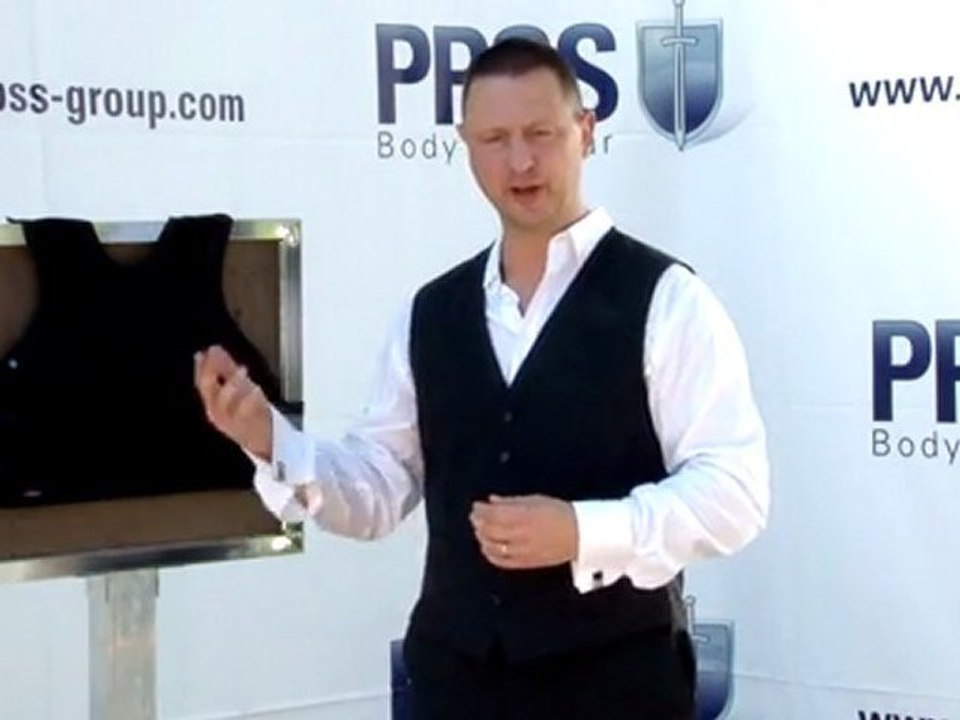 Robert Kaiser of PPSS introduces new ultra light bullet proof vests
