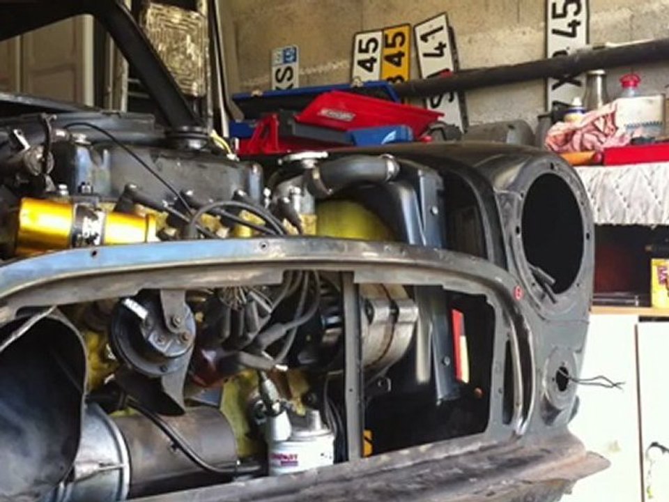 1er essai du démarrage austin mini