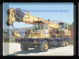 Grove 30 Ton Crane Truck 707-552-0739