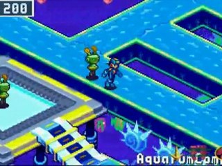 MegaMan Battle Network 6 Cybeast Gregar Walkthrough Part 13 AquariumComp 1 and 2