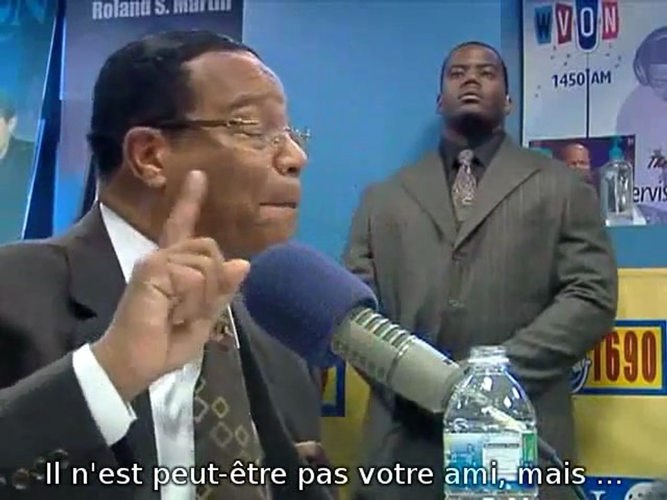 Intervention enflammée de Louis Farrakhan (dirigeant de 'Nation of Islam') contre Obama et l'intervention militaire en Libye