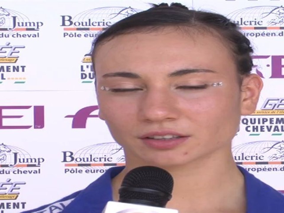 Interview Silvia Stoppazzini 1st - FEI Open European Vaulting Championships 2011- Individual Female Junior