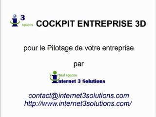 COCKPIT ENTREPRISE 3D - MANAGEMENT COCKPIT VIRTUEL