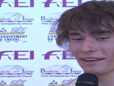 Interview Adam Lukac - FEI Open European Vaulting Championships 2011- Individual Male Junior