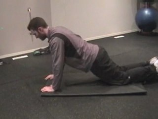 Bodyweight Modified Plank Walk Up