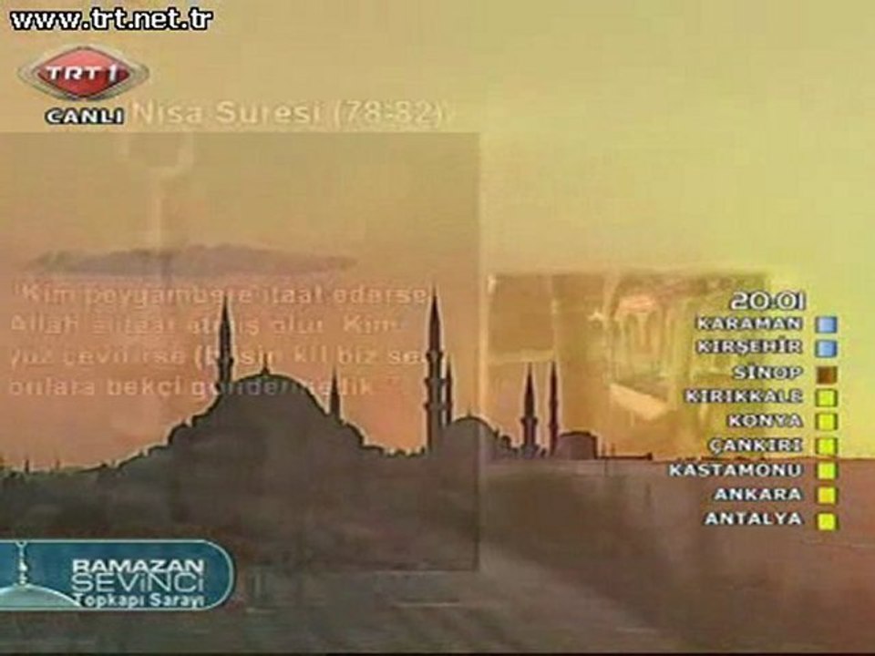 Ali Tel Nisa Ramazan 2011 TRT