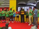 Usain  Bolt lässt sich in Südkorea feiern