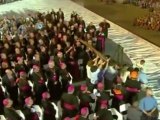Un millón de jóvenes recibieron al Papa para la vigilia