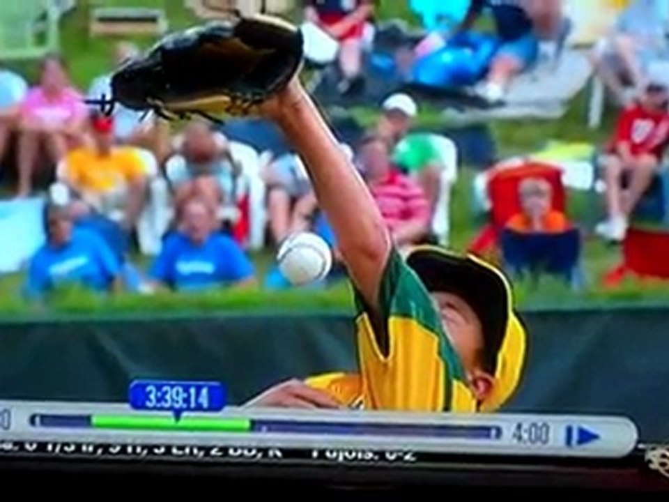 Baseball Headshot au ralenti