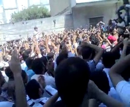 الثورة السورية مدينة حمص حي البياضة جمعة بشائر النصر 19-08-2011 Syria Homs Albayada الجزء الرابع