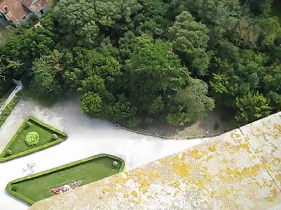 VUE DU HAUT DU PHARE DES BALEINES ILE DE RE 20 AOUT 2011
