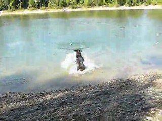 cayenne et tina au lac