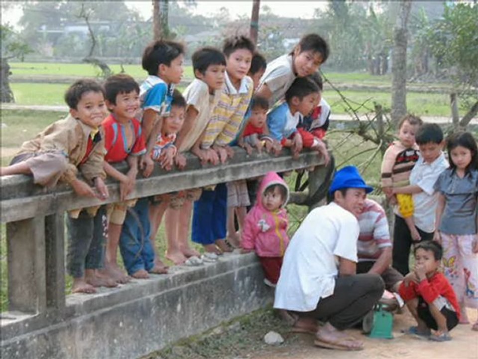 Le dur travail du paysan riziculteur au Viet Nam :  la récolte, enfin !