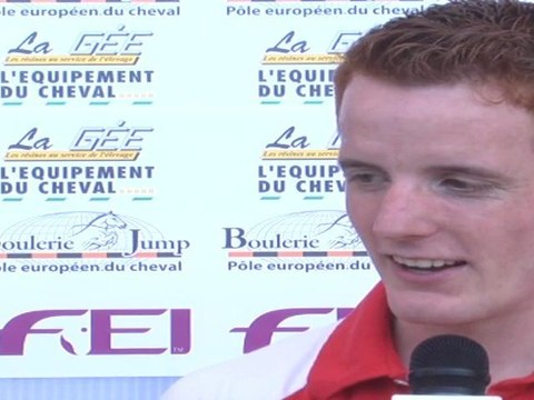 Interview de Patrick Looser 1st - FEI Open European Vaulting Championships 2011 - Individual Male Senior