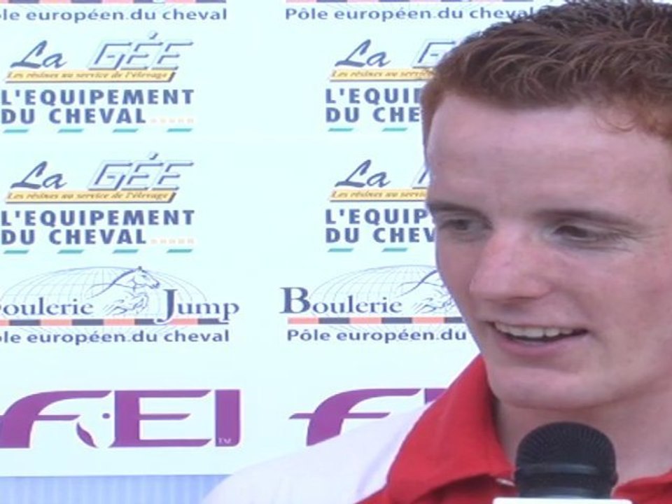 Interview de Patrick Looser 1st - FEI Open European Vaulting Championships 2011 -  Individual Male Senior