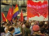 Ambiente caldeado en la manifestación laica